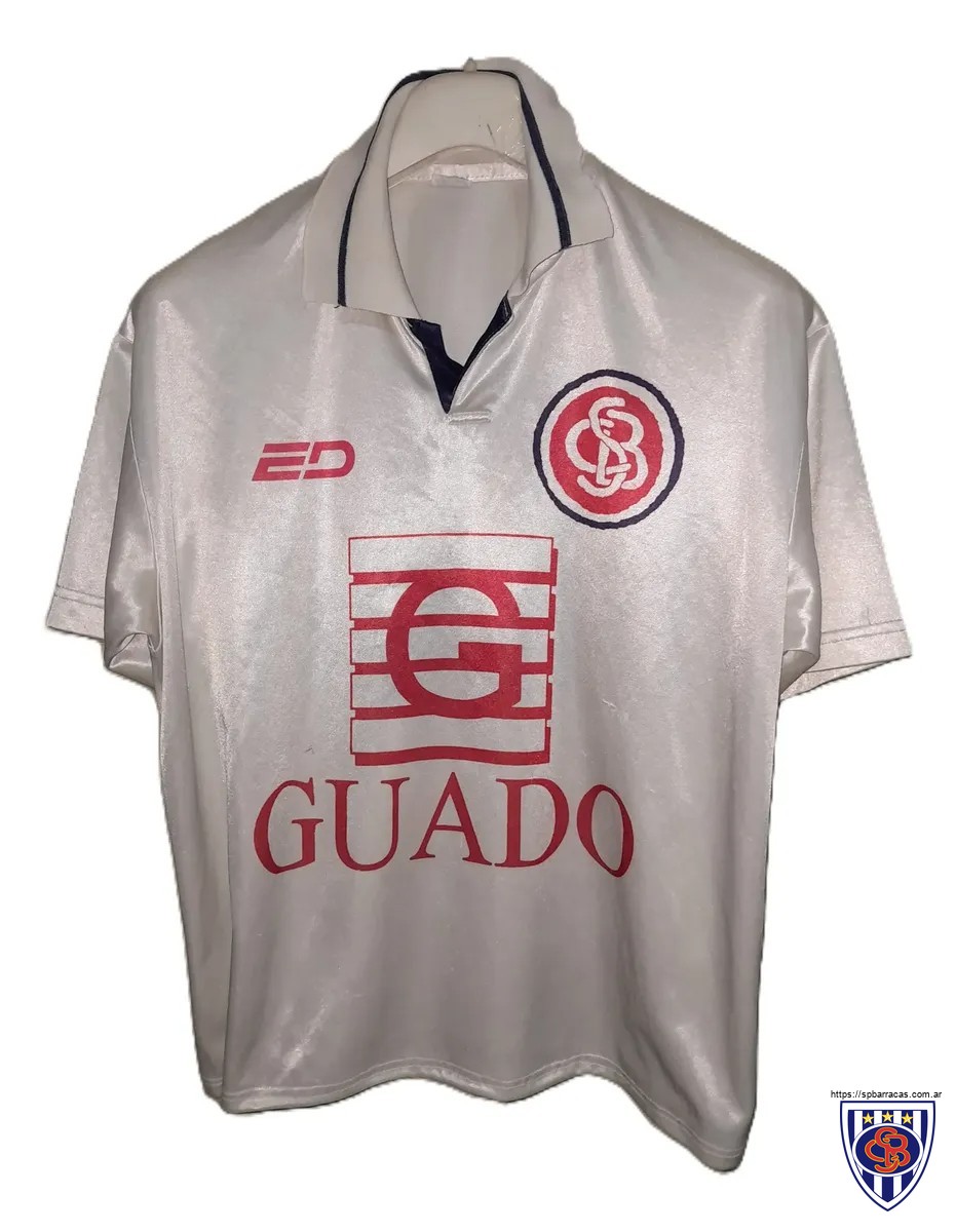 Camiseta ED de Sportivo Barracas entre 1998 y 1999